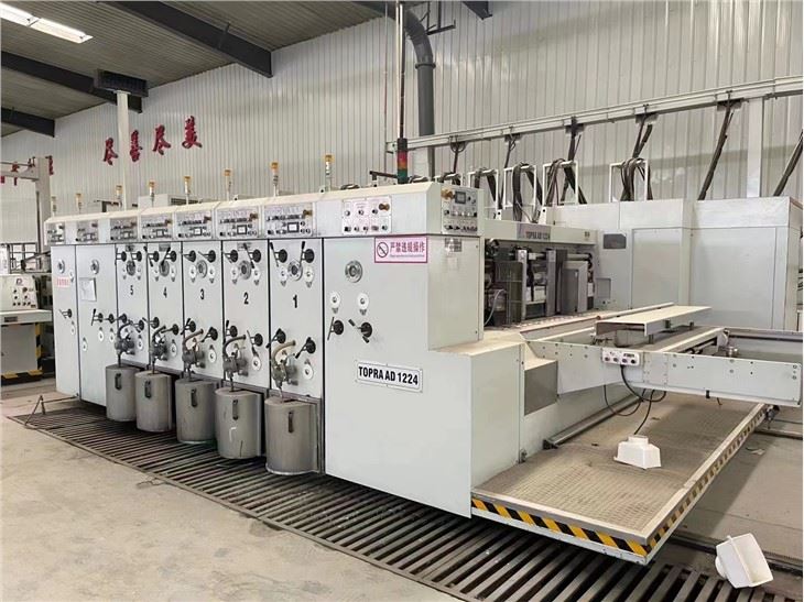 Digunakan Lima Warna Printer Slotter Rotary Die Cutter